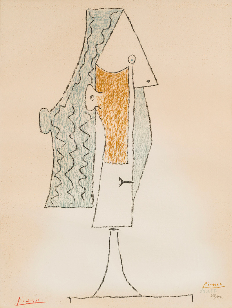 Picasso, Pablo (1881-1973), Kvinnehode 1957