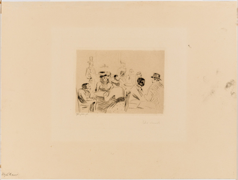 Munch, Edvard (1863-1944), Kafé Bauer (1902)