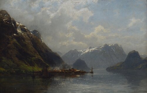 Veblungsnes i Romsdalen 1885