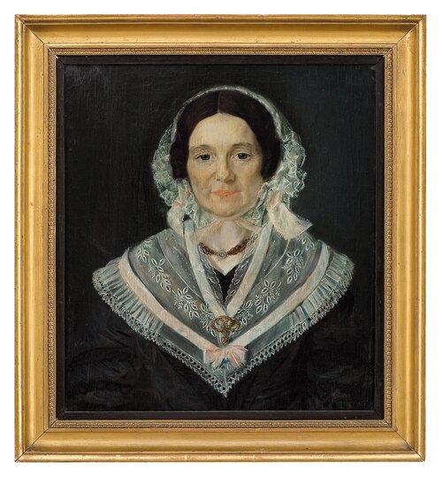 Portrett av Johanne Elisabeth Dannholm 1843
