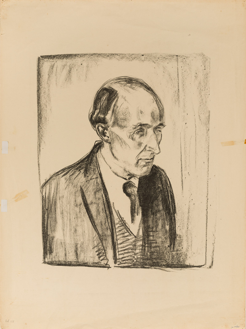 Munch, Edvard (1863-1944), Frederick Delius (1919-20)