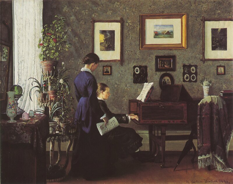 In the Music Lesson 1881