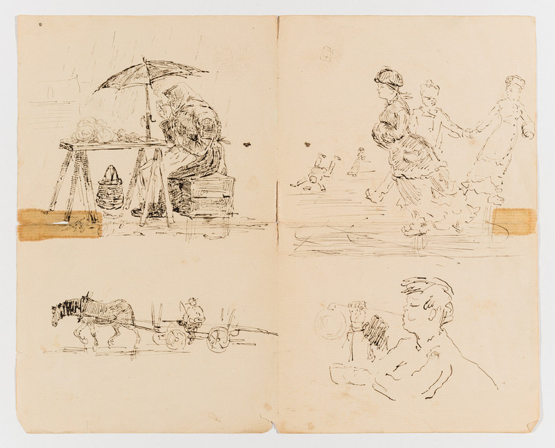 Munch, Edvard (1863-1944), Fire tegninger