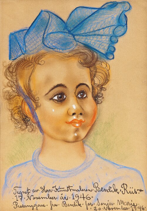 Portrett av Sonja Marie 1946