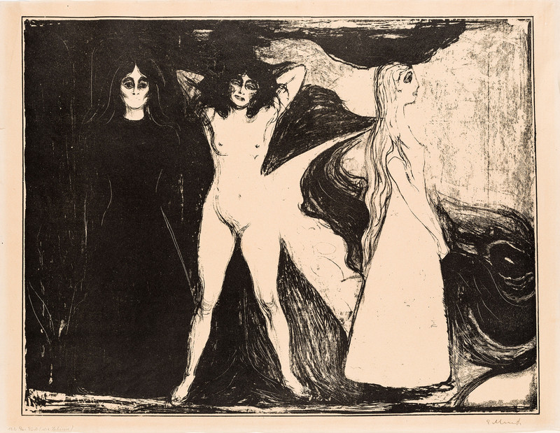 Munch, Edvard (1863-1944), Kvinnen (1899)