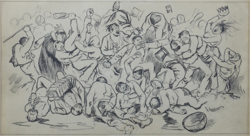 Kittelsen, Theodor (1857-1914), Norsk bryllup