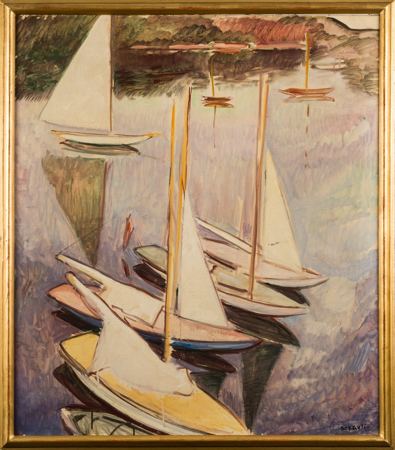 Kavli, Arne (1878-1970), Seilbåter