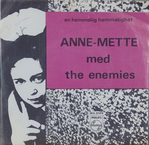 Anne-Mette med The Enemies 1967