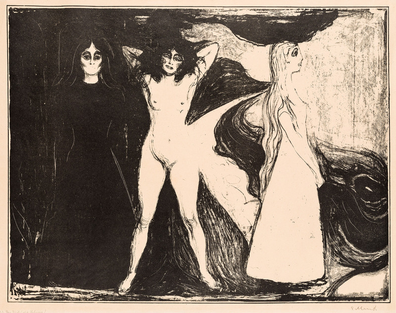 Munch, Edvard (1863-1944), Kvinnen (1899)