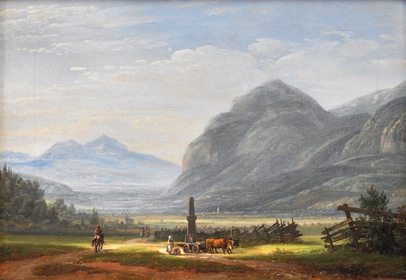 Landskap ved Innsbruck 1823