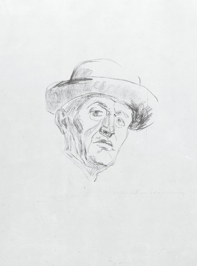 Self-portrait with Hat I