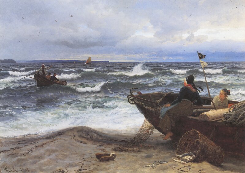 Ved stranden av Rügen 1883