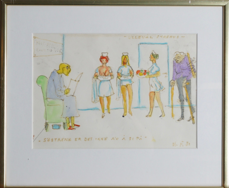 Fjell, Kai (1907-1989), Ullevål sykehus 1982