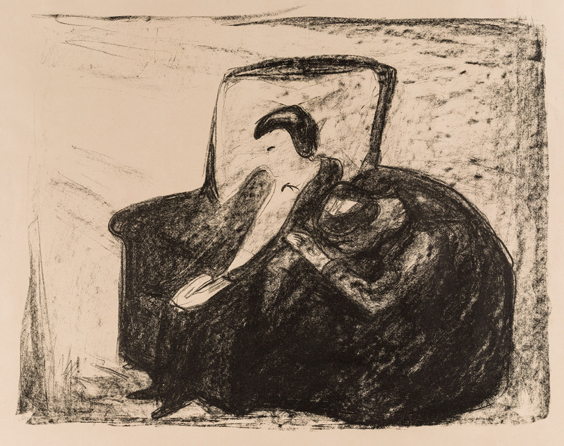 Munch, Edvard (1863-1944), Gjengangere: Osvald (1920)