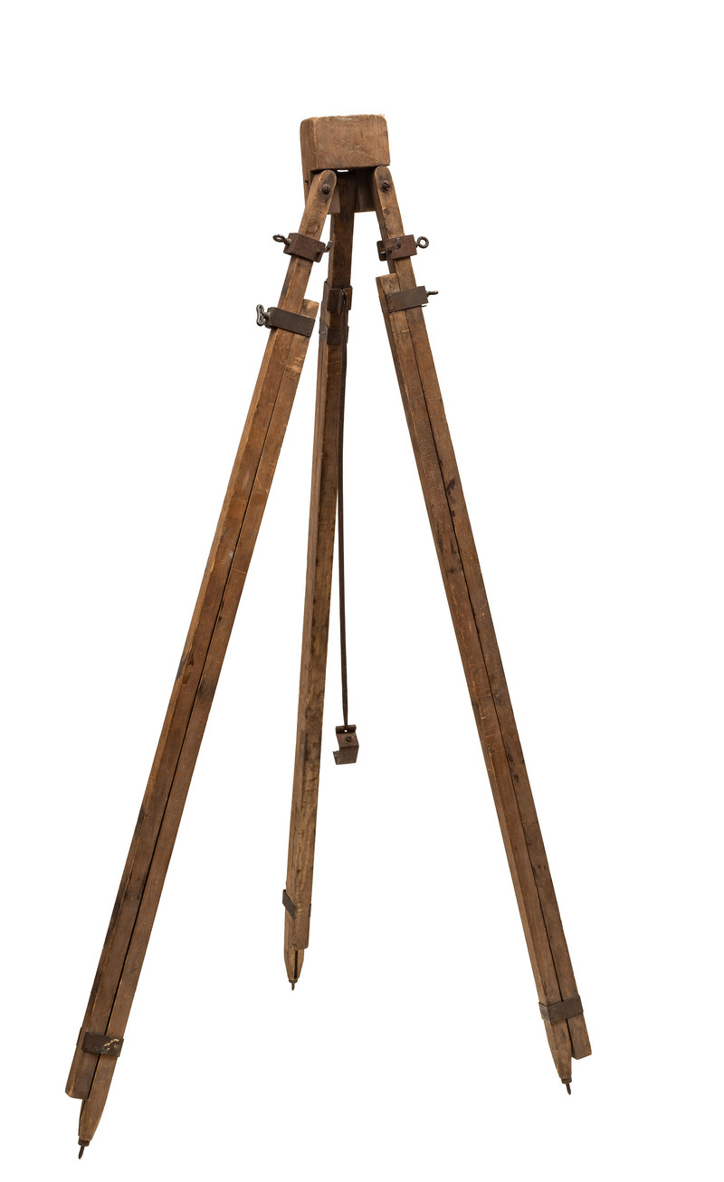 Palett, staffeli, brev og konvolutt, Fire objekter fra Edvard Munchs eie