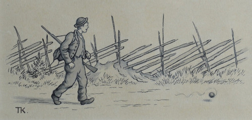 Kittelsen, Theodor, Fra Guldslottet som hang i luften