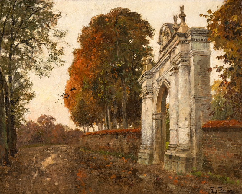 Thaulow, Frits (1847-1906), The Marble Gate (From Bergues), 1902