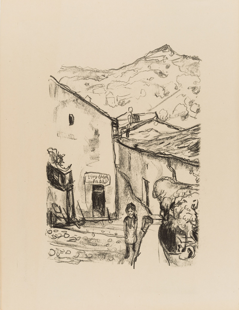 Munch, Edvard (1863-1944), Gate i Como (1922)