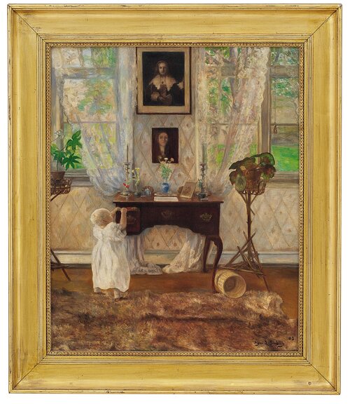 The boy in the livingroom 1903