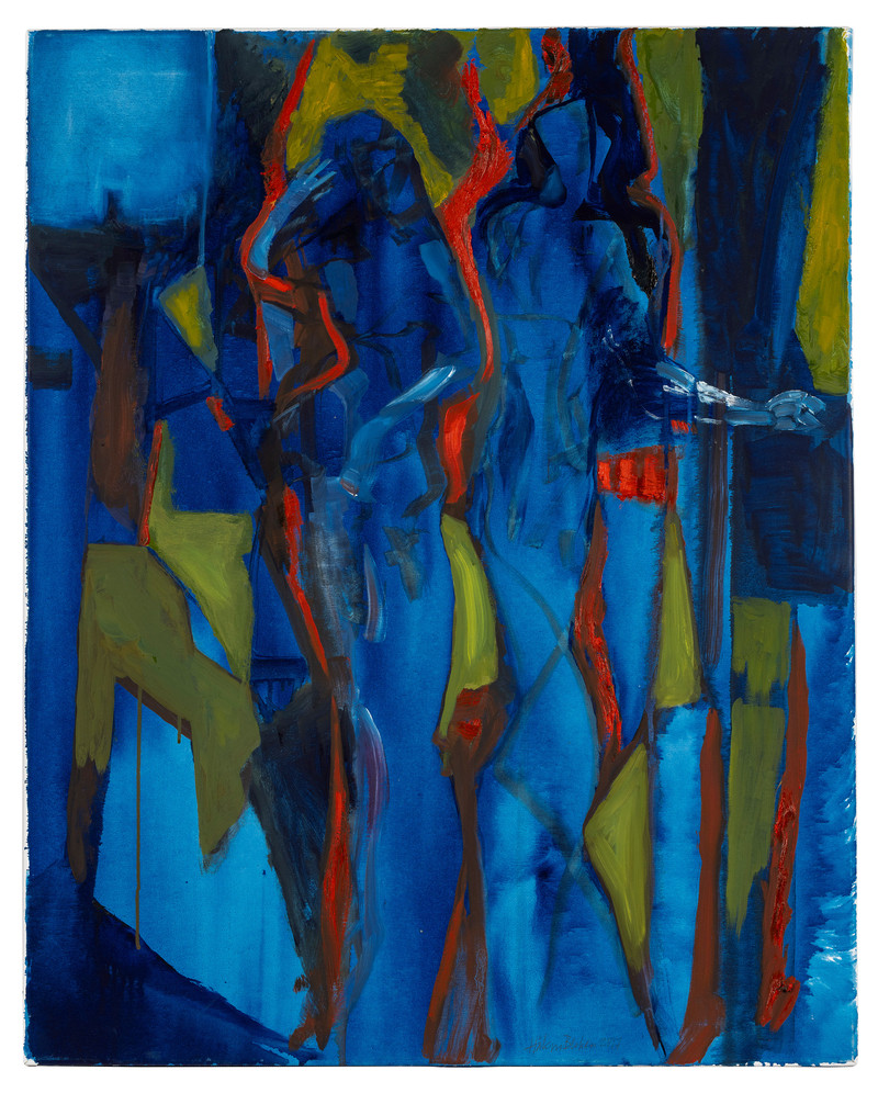 Bleken, Håkon (1929-2025), Blå bevegelse/Blått par 2017