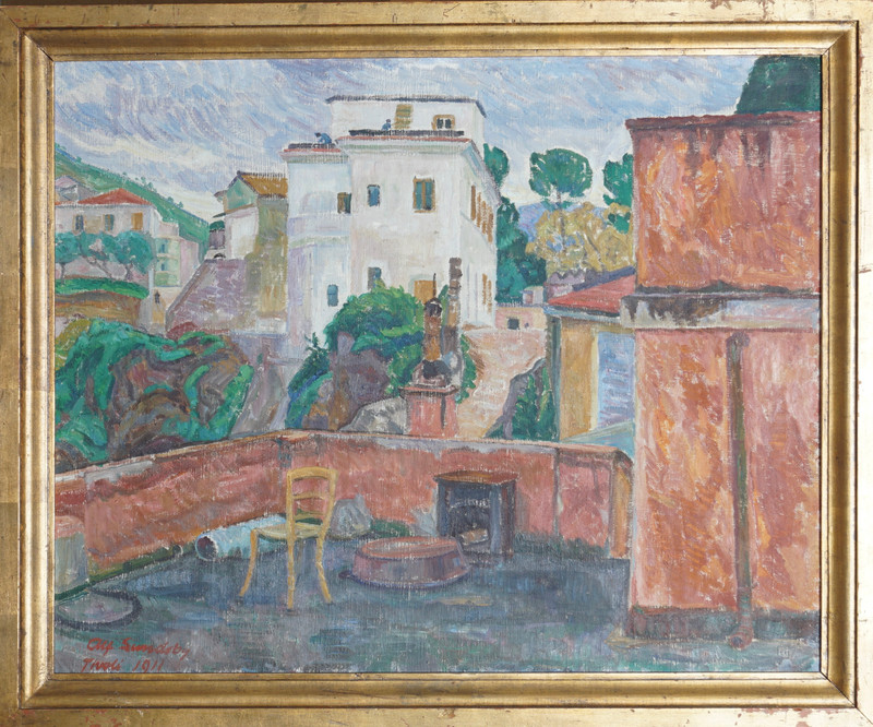 Lundeby, Alf (1870-1961), Fra Tivoli (Lazio) 1911