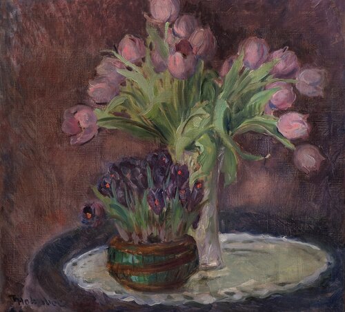 Tulipaner og krokus 1927