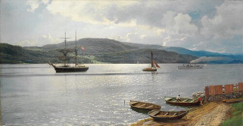 Fra Kristianiafjorden 1896