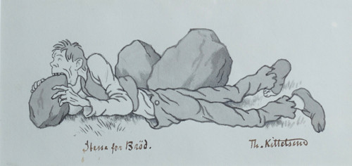 Kittelsen, Theodor, Sten for brød