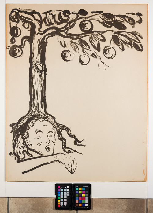 Munch, Edvard, Plakat: Stoffveksling, 1901