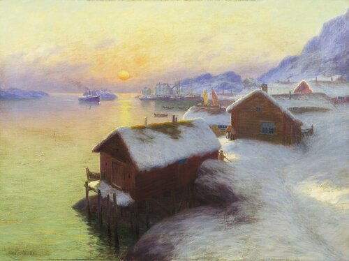 Fiskevær i Lofoten 1906