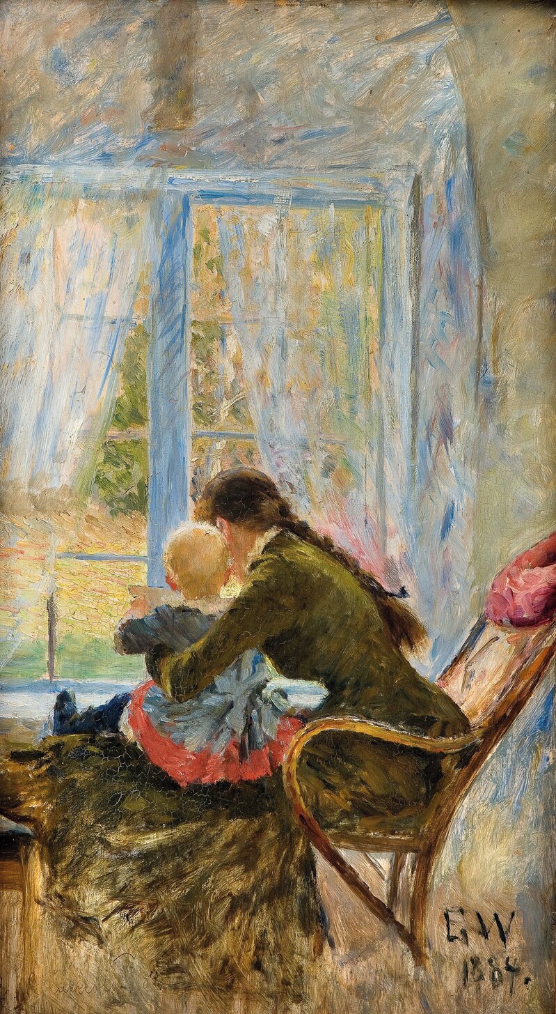 You and baby 1884