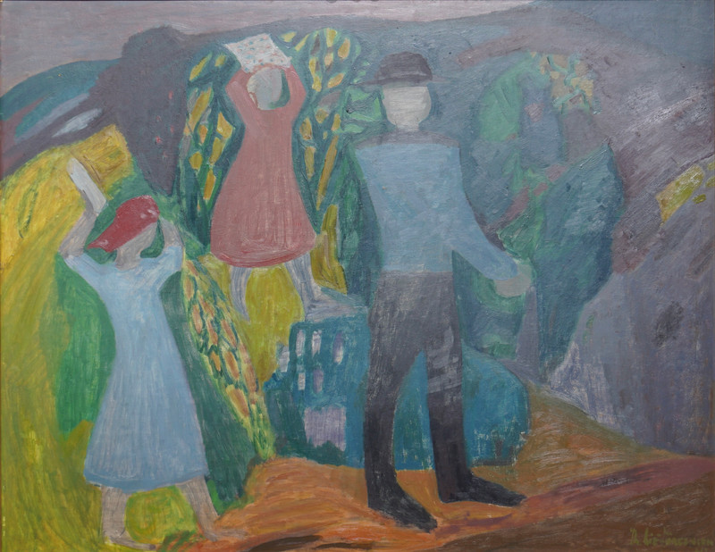 Lie-Jørgensen, Thorbjørn (1900-1961), Figurkomposisjon 1941