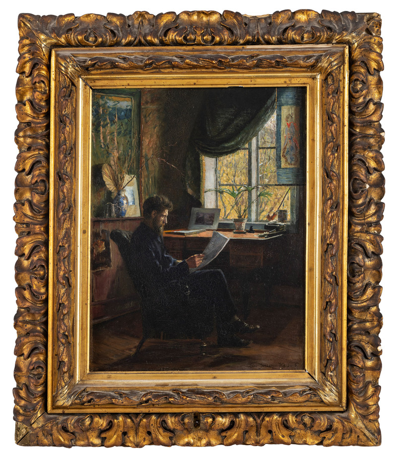 Jensen-Hjell, Karl (1862-1888), Interiør 1887