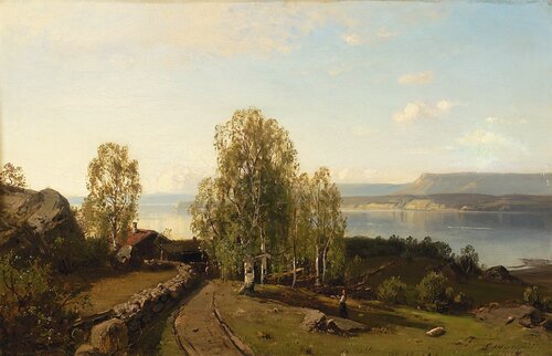 Gård i fjordlandskap 1877
