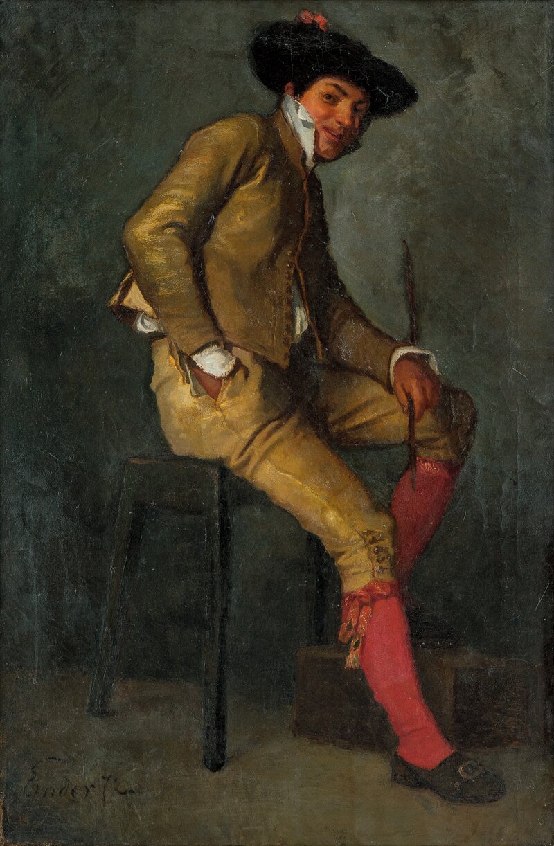 Seated Young Man 1872