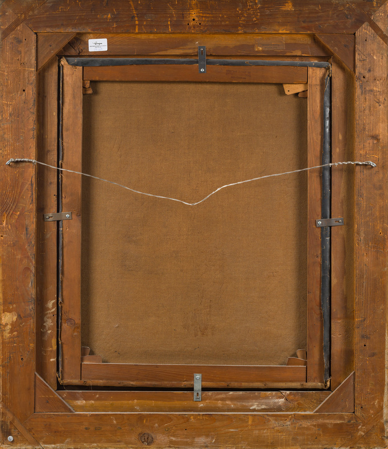 Dietrichson, Mathilde (1837-1921), Historisk interiør med kvinne