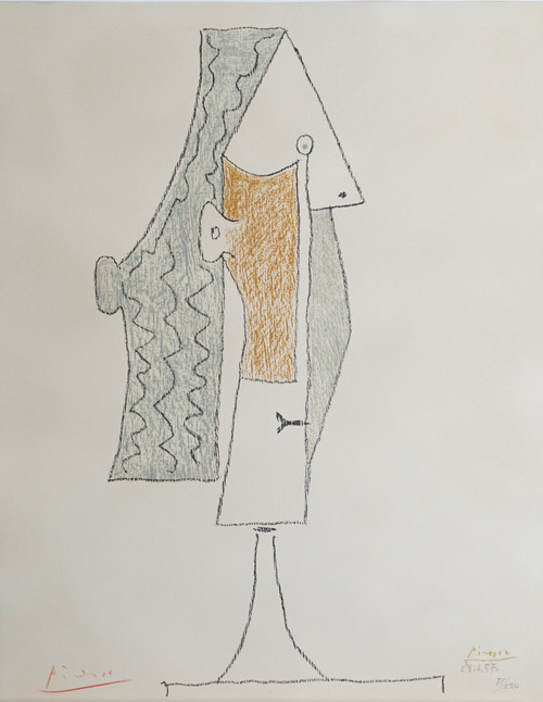 Picasso, Pablo (1881-1973), Kvinnehode 1957