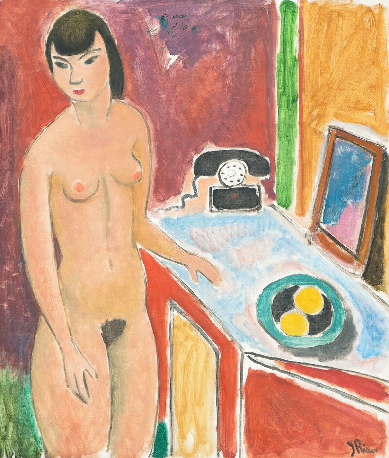 Nude by a Phone