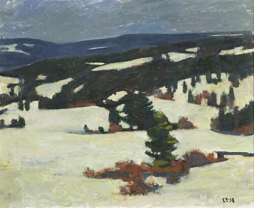 Vinterlandskap 1958