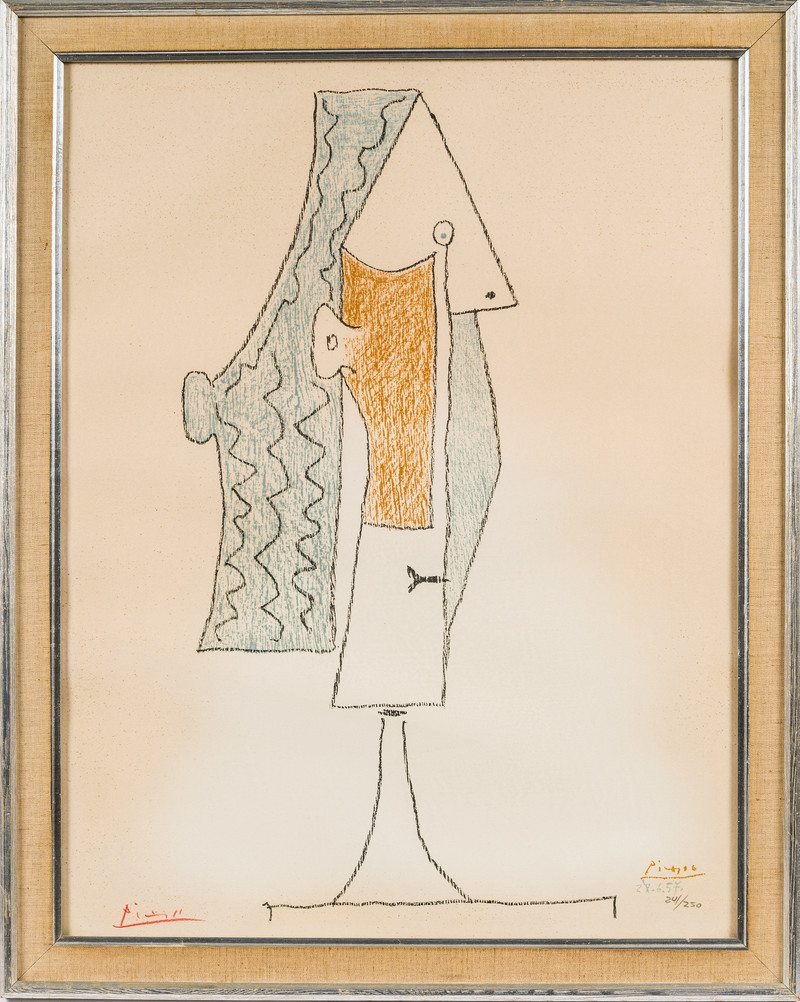 Picasso, Pablo (1881-1973), Kvinnehode 1957