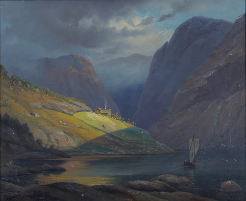 Fjordlandskap, Vestlandet 1845