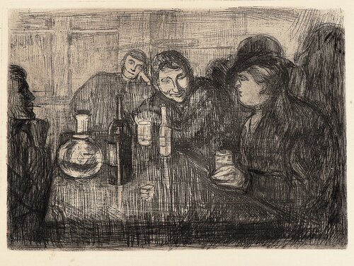 Munch, Edvard, Kristiania-Boheme I