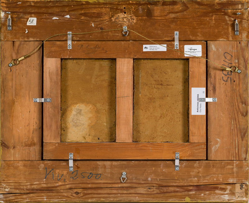 Balke, Peder (1804-1887), Landskap med fjord og foss 1848