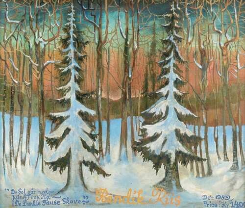 Vinteraften i de tause skove 1952