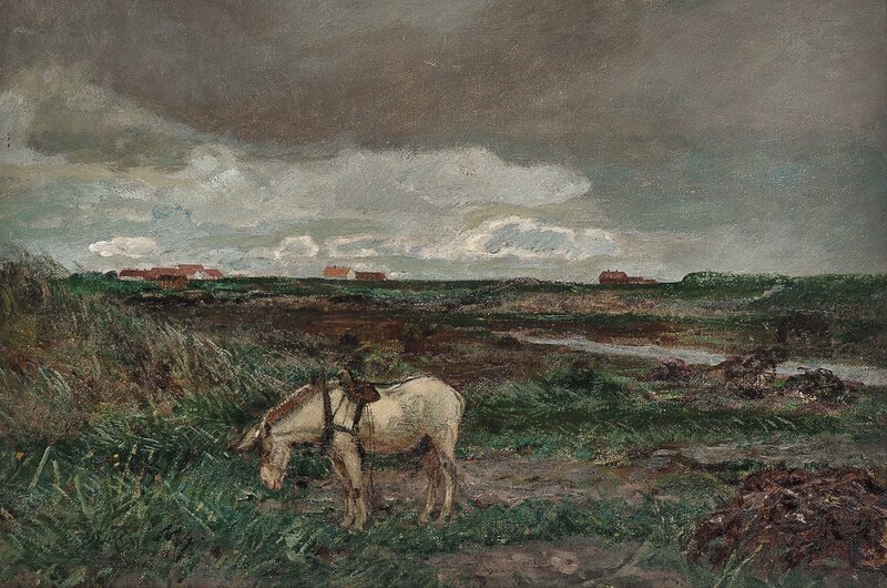Ruskevær, Orre. Skisse 1897