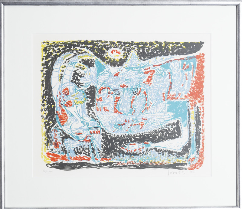 Jorn, Asger (1914-1973), Silkeborg-suiten (7 trykk) 1953-1970