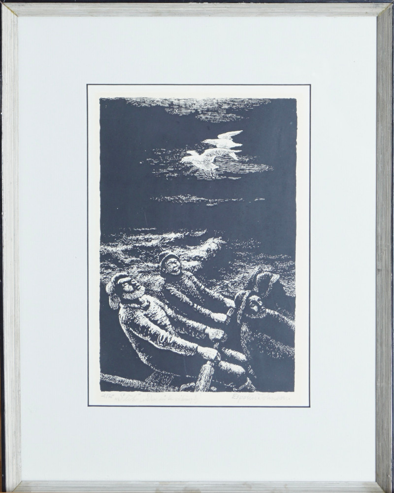 Johnson, Kaare Espolin (1907-1994), Slit, 1974