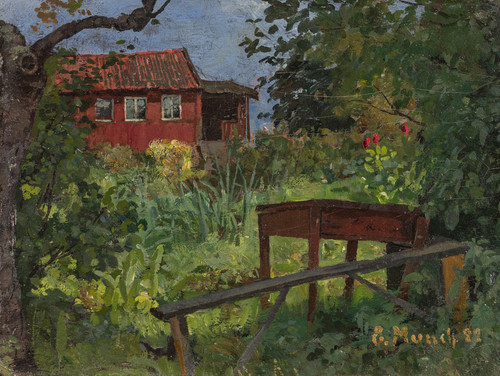 Garden with Red House 1882