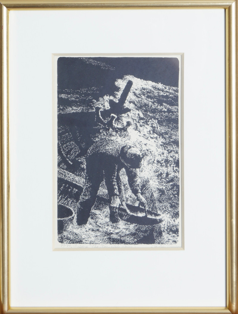 Johnson, Kaare Espolin (1907-1994), Ausing, 1974