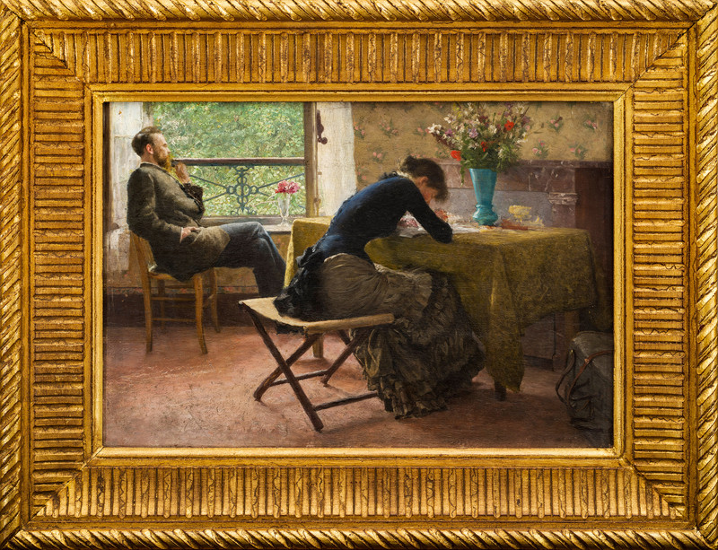 Werenskiold, Erik (1855-1938), You and me, 1887